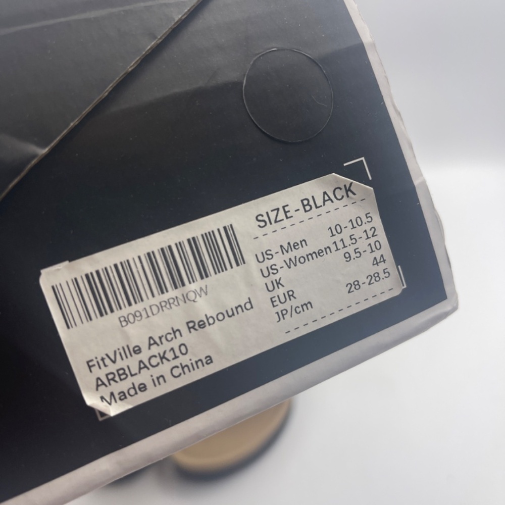 NEW Fitville Arch Rebound Sandal Black EUR 44 - Picture 7 of 7